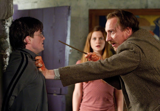 David Thewlis as Remus Lupin and Daniel Radcliffe in Harry Potter and the Deathly Hallows Part I